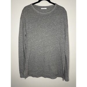 John Elliott Gray Long Sleeve Crewneck T-Shirt Men's Casual Everyday L